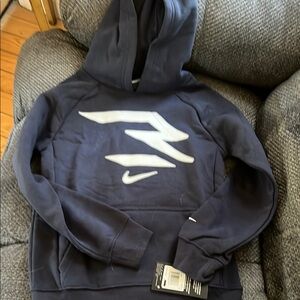 Nike Navy Blue Hoodie with Logo